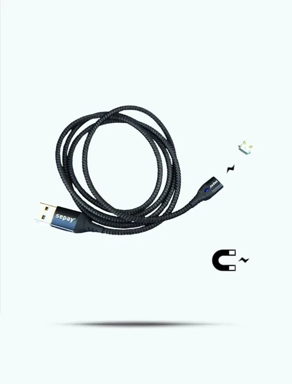 USB oplaadsnoer met magnetische USB-C connector (1 meter)
