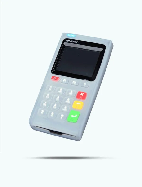 Transparante (wit) siliconen beschermhoes Pingoedkoop Mini (K300)
